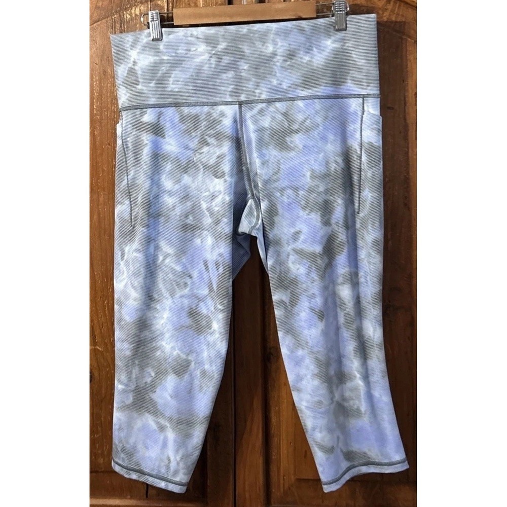 Athleta Small Salutation Stash‎ Pocket II Capri Tights 2X NO Pilling Pockets